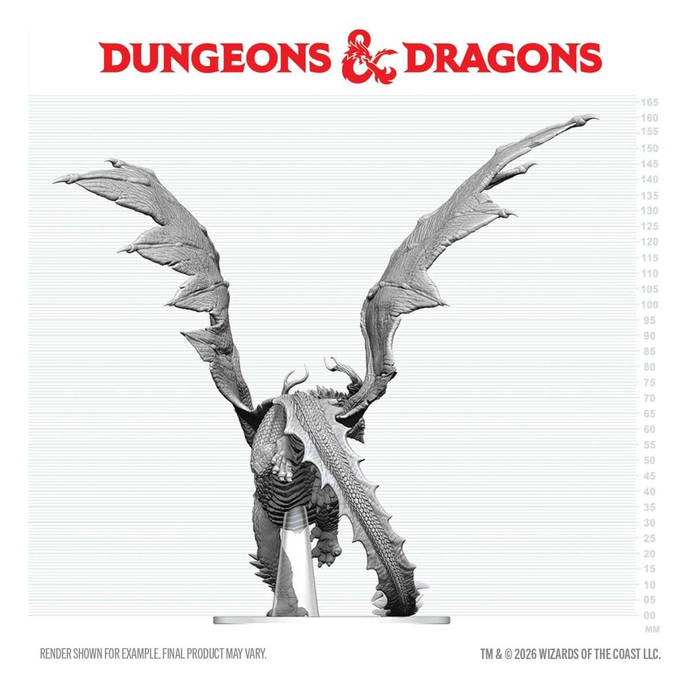 Dungeons & Dragons Nolzur's Marvelous Miniatures Unpainted Miniature Adult Spirit Dragon 24 cm