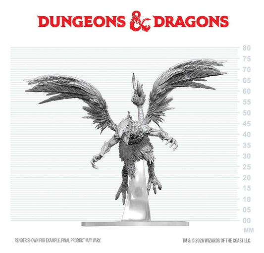 Dungeons & Dragons Nolzur's Marvelous Miniatures Unpainted Miniature Vrock 17 cm