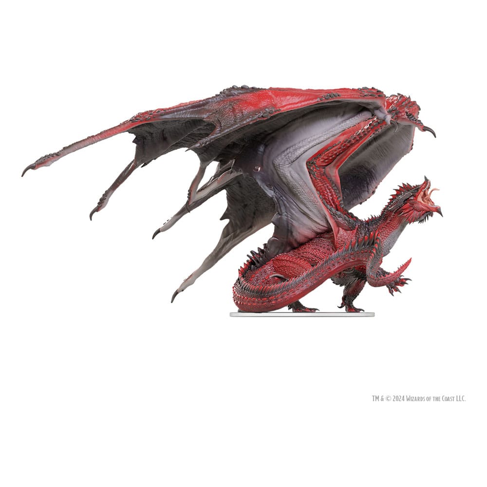 D&D Icons of the Realms Prepainted Miniature Adult Red Dragon Tyrant 18 cm Wizkids