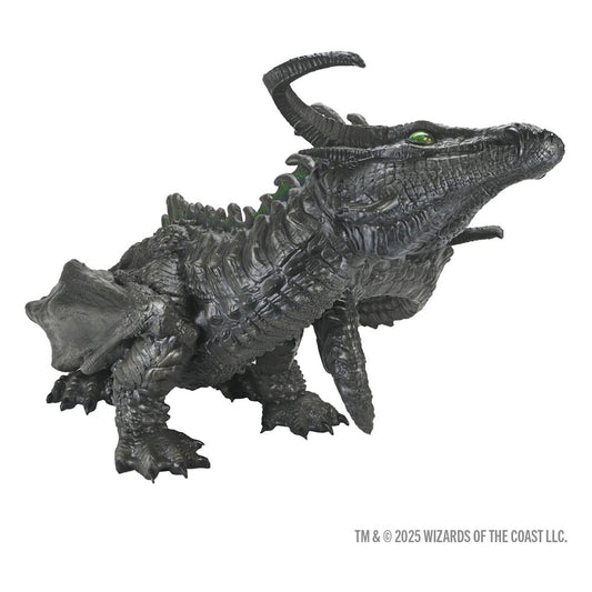 D&D Replicas of the Realms Life-Size Foam Figure Black Dragon Wyrmling 46 cm