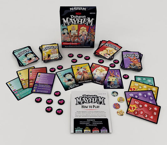 Dungeons & Dragons Card Game Dungeon Mayhem french Wizards of the Coast