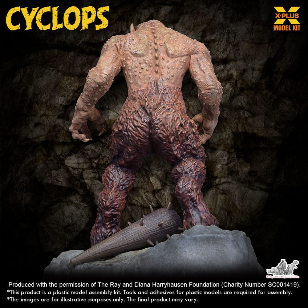 Cyclops figure Plastic Model Kit 1/72 Renewal Package 23 cm X-Plus