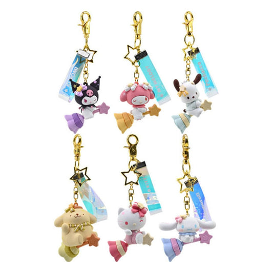 Sanrio Shooting Star Series Keychain with Hand Strap Hello Kitty and Friends Display (12)