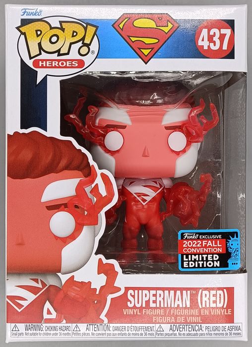 437 Superman (Red) - DC - 2022 Con Funko POP Funko