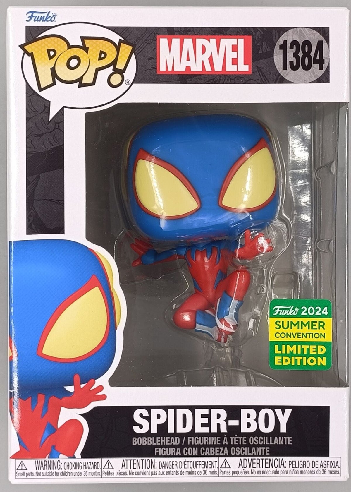 1384 Spider-Boy - Marvel - 2024 Con Funko POP - Brand New Funko