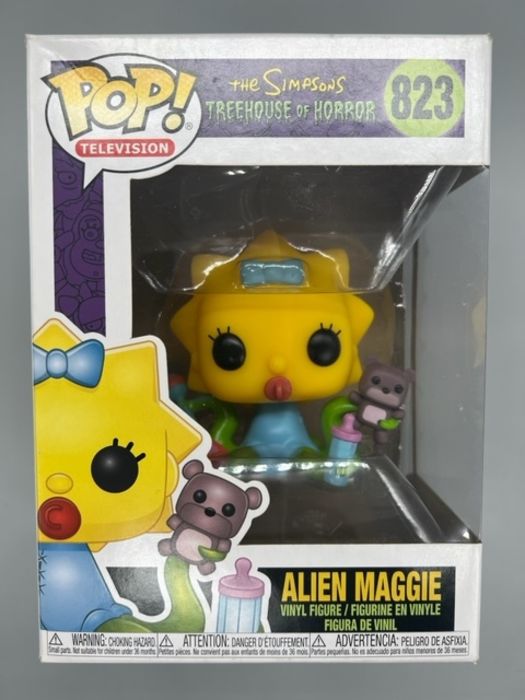823 Alien Maggie - The Simpsons - Box Damaged Funko POP Funko