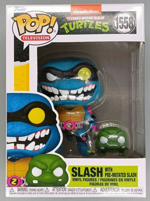 1558 Slash & Pre-Mutated Slash Teenage Mutant Ninja Turtles Funko POP - Brand New Funko