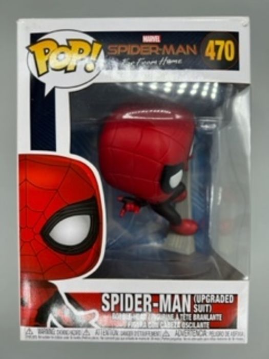 470 Spider-Man (Upgraded Suit) Marvel Far from Home Box Damaged Funko POP Funko