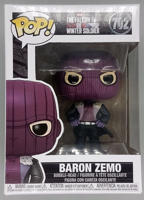 702 Baron Zemo - Marvel The Falcon And The Winter soldier Funko POP - Box Damaged Funko