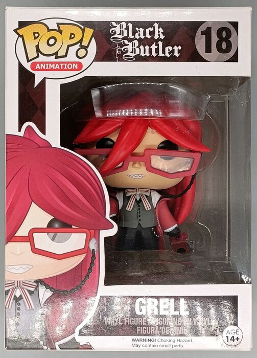 18 Grell - Black Butler - Box Damaged Funko POP Funko