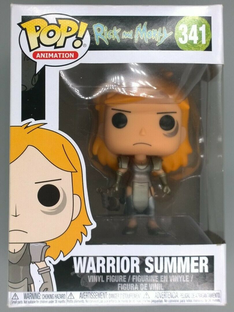 341 Warrior Summer - Rick and Morty - Box Damaged Funko POP Funko