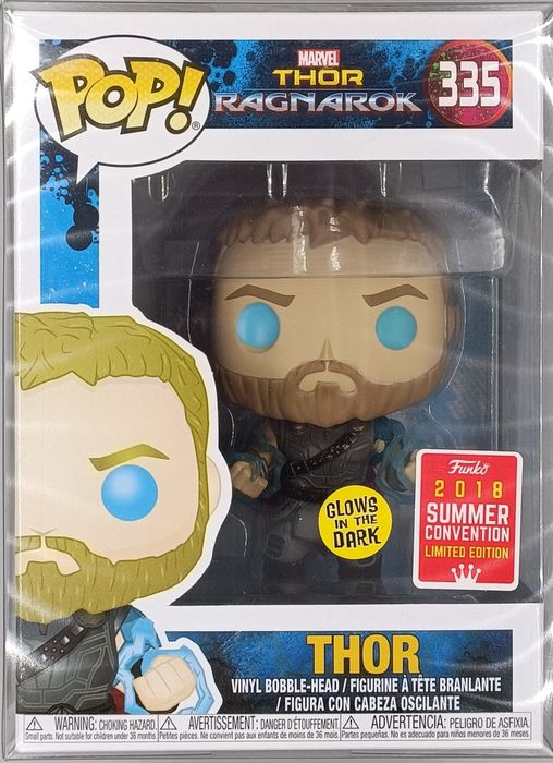 335 Thor (Odin Force) Glow - Marvel Thor Ragnarok 2018 Con Funko POP Funko