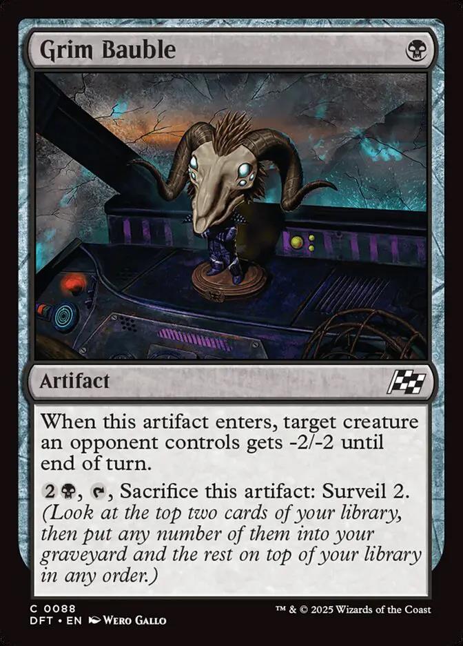 88 - Grim Bauble - Aetherdrift - Normal - Magic: The Gathering Card