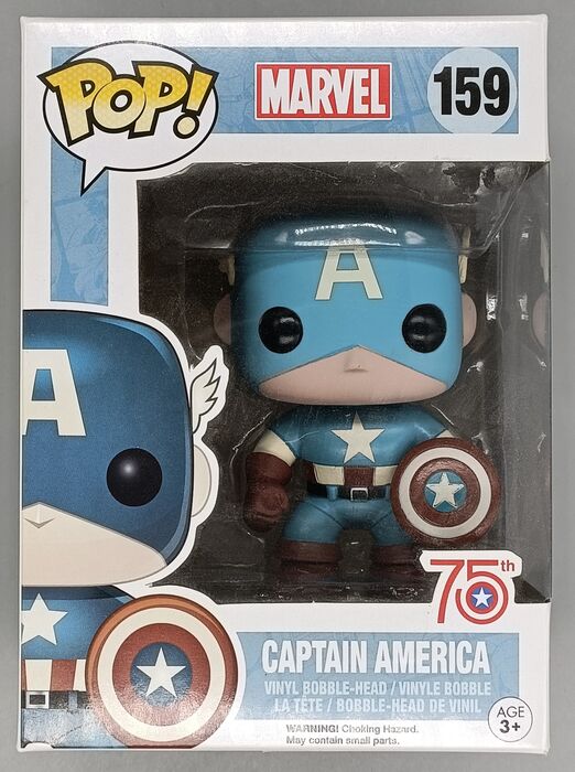 159 Captain America (Sepia Tone) - Marvel Funko POP Funko