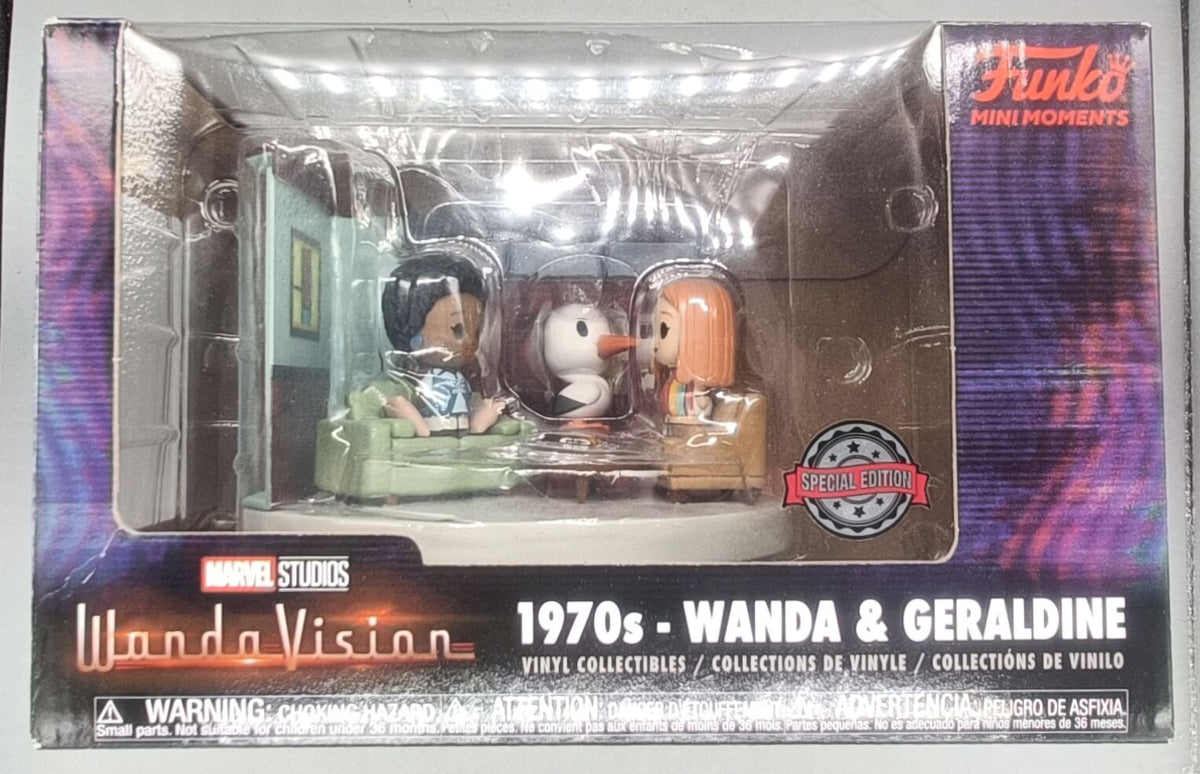1970s Wanda & Geraldine - Wandavision Marvel - Mini Box Damaged Funko