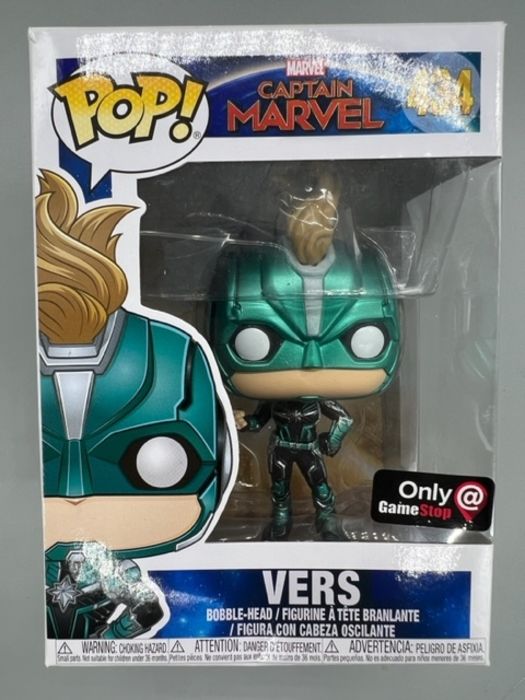 434 Vers (Masked) - Marvel Captain Marvel - Box Damaged Funko POP Funko