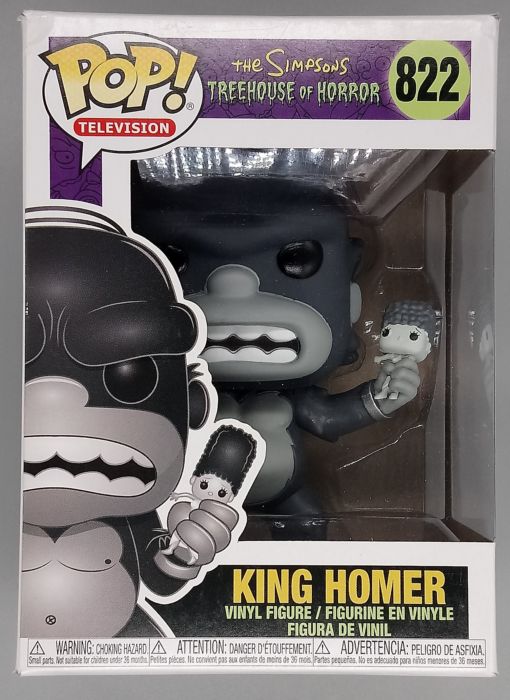 822 King Homer - The Simpsons - Box Damaged Funko POP Funko