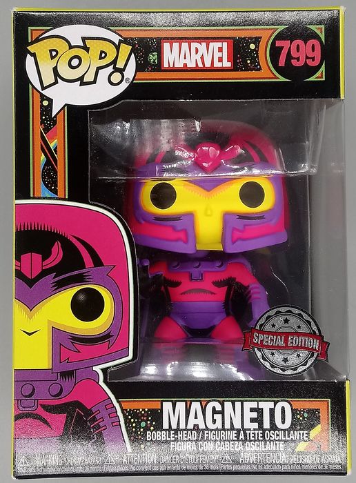 799 Magneto (Blacklight) - Marvel X-Men Funko POP Funko