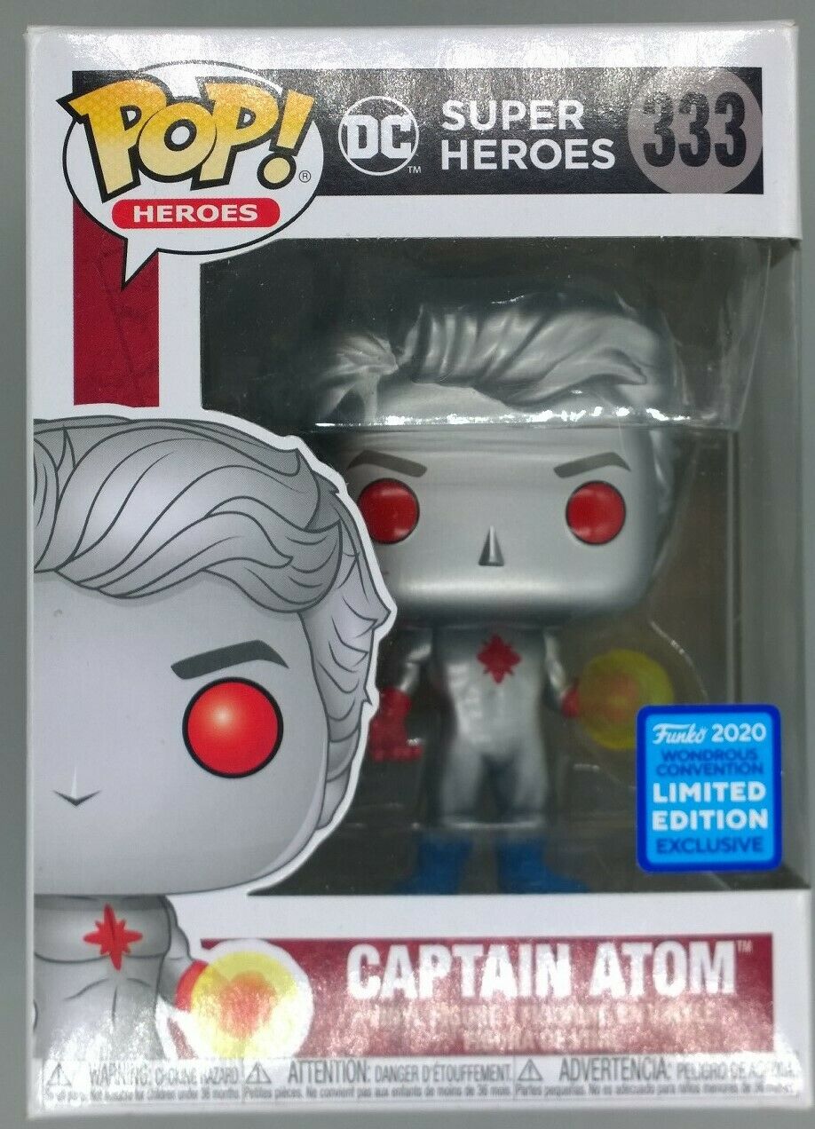 333 Captain Atom - DC Super Heroes - 2020 Con Funko POP Funko
