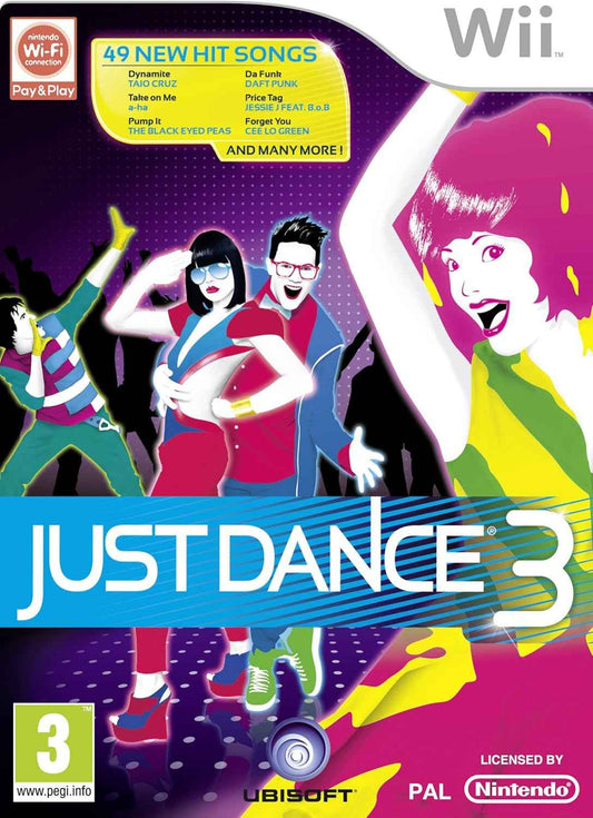 Just Dance 3 for Nintendo Wii/Wii-U Nintendo