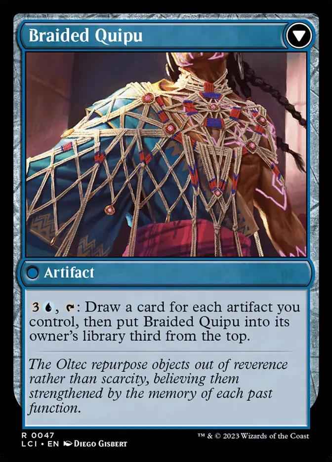 47 - Braided Net // Braided Quipu - The Lost Caverns of Ixalan - Normal - Magic: The Gathering Card