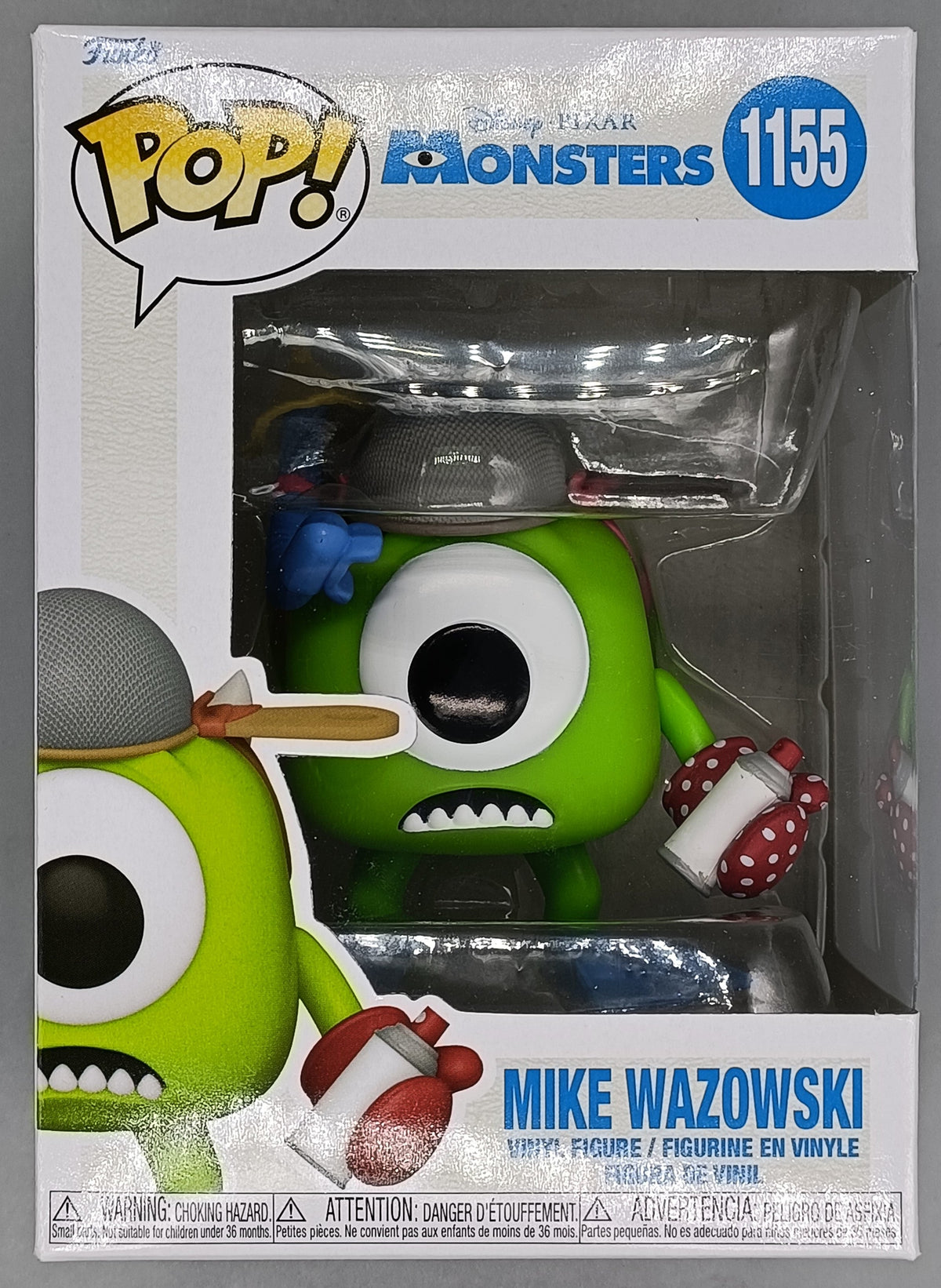 1155 Mike Wazowski (w/ Mitts) Disney Monsters Inc Funko POP Funko