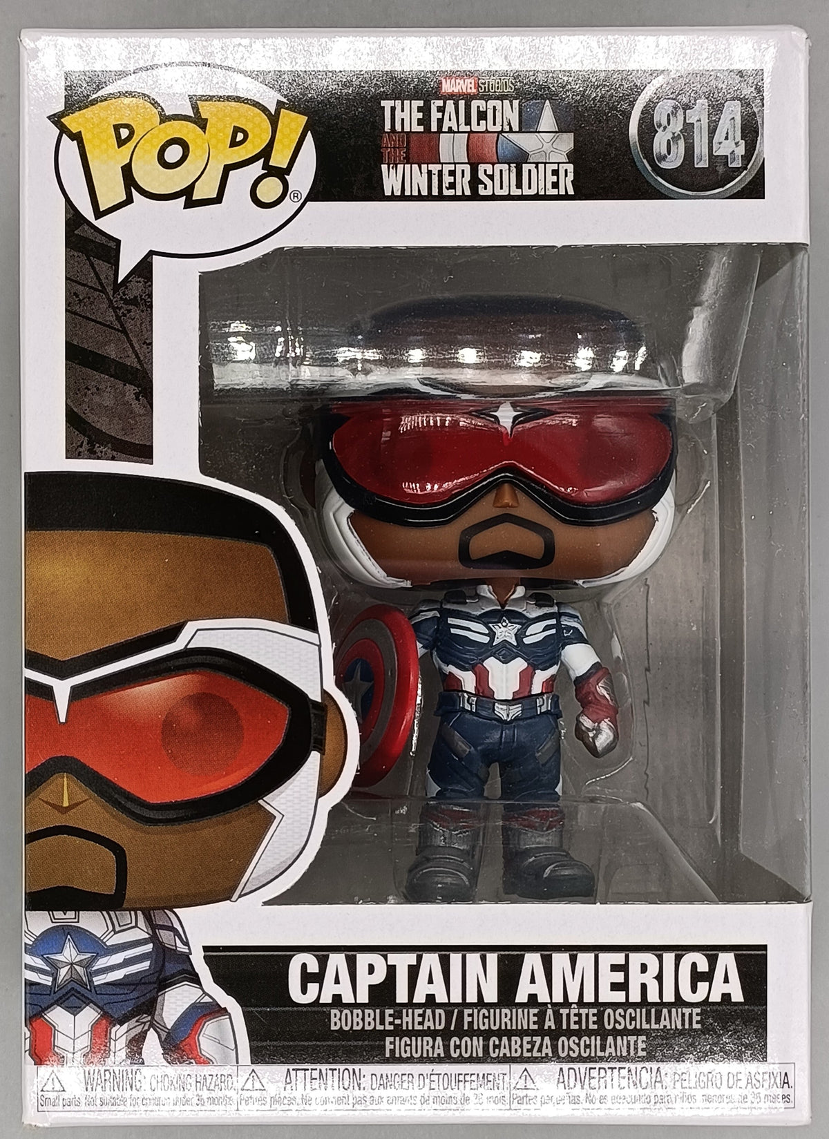814 Captain America - Marvel Falcon & Winter Soldier Funko POP - Box Damaged Funko