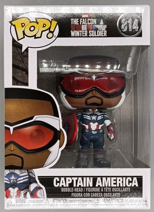 814 Captain America - Marvel Falcon & Winter Soldier Funko POP - Box Damaged Funko