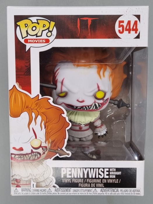 544 Pennywise (with Wrought Iron) - Horror - IT Funko POP