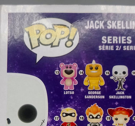 15 Jack Skellington Disney Nightmare Before Christmas Funko POP - Box Damaged