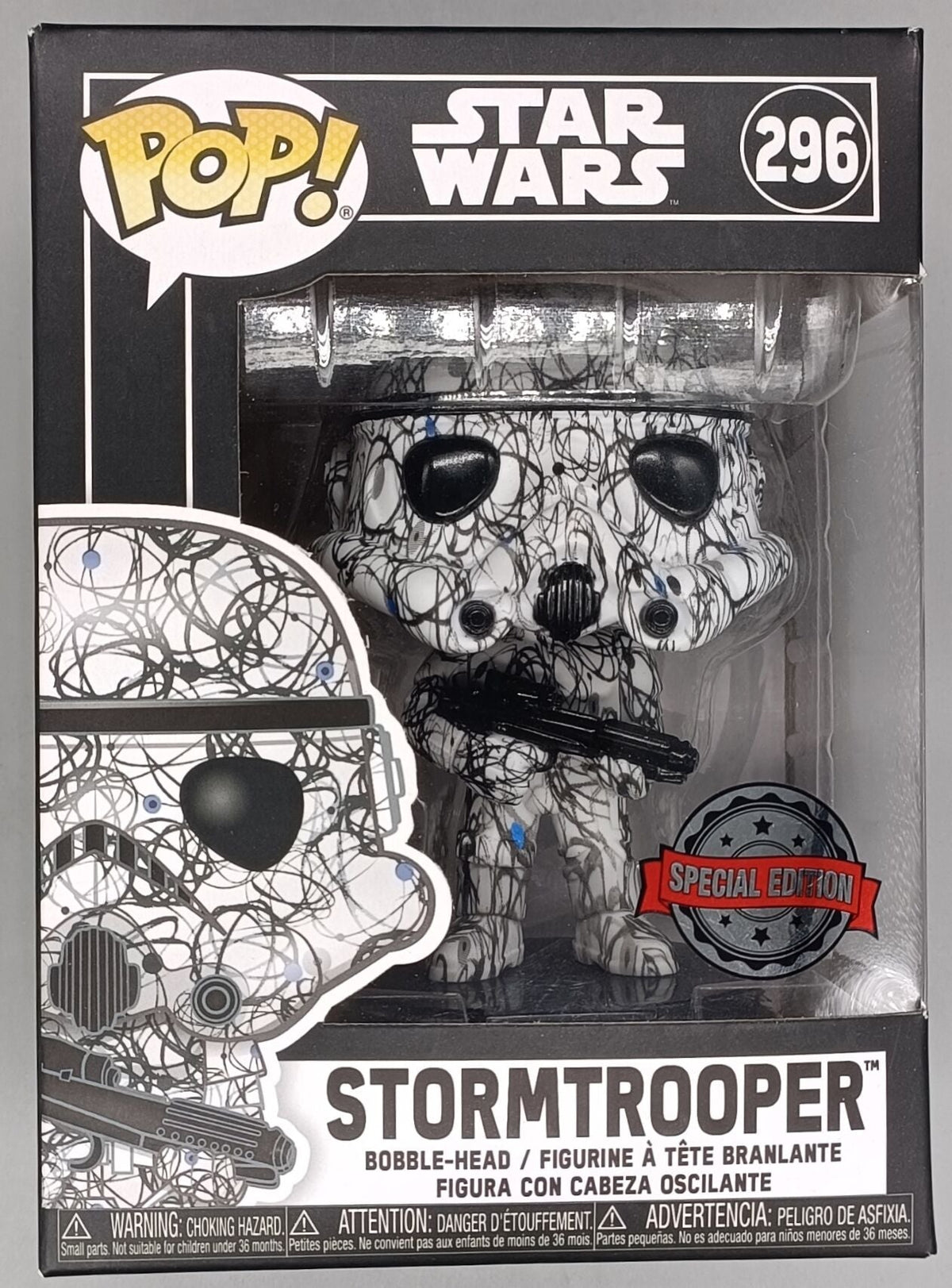 296 Stormtrooper (Futura) - Star Wars - Funko POP - Box Damaged Funko