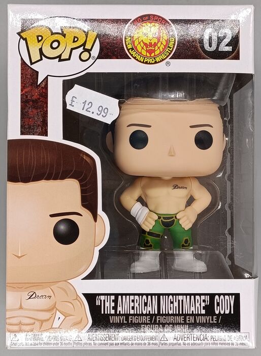 02 The American Nightmare Cody - NJPW Wrestling Funko POP Funko