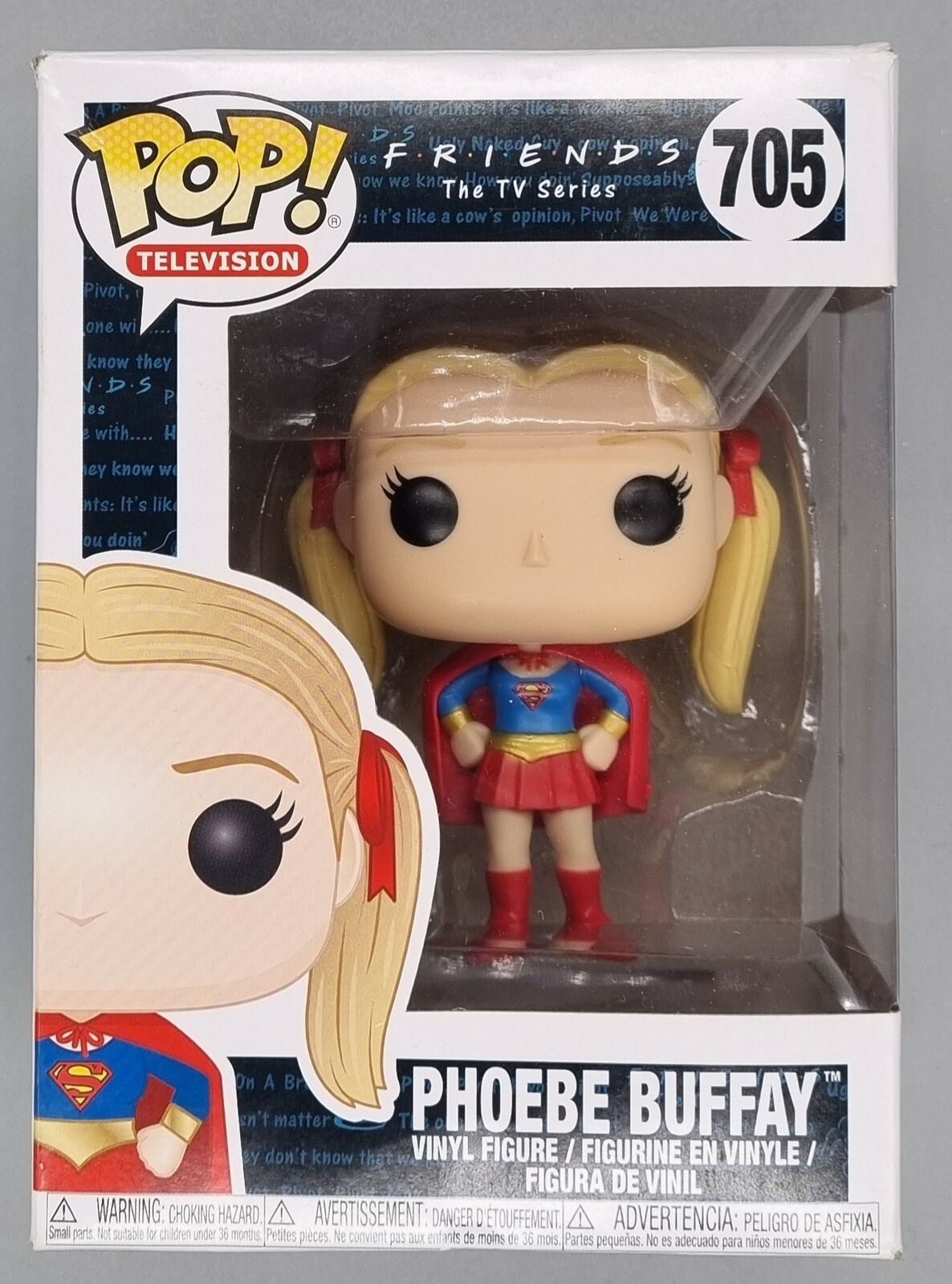 705 Phoebe Buffay (Supergirl) - Friends - Funko POP - Box Damaged Funko