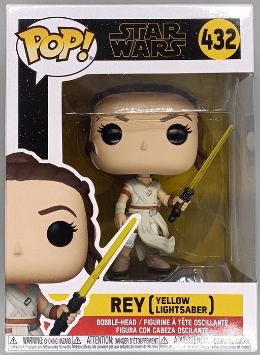 432 Rey (Yellow Lightsaber) - Star Wars - Box Damaged Funko POP Funko