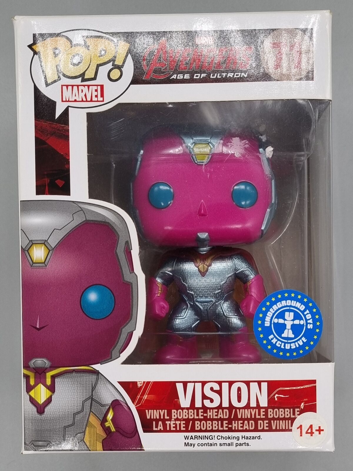 71 Vision - Metallic - Marvel Avengers Age of Ultron Funko POP Funko