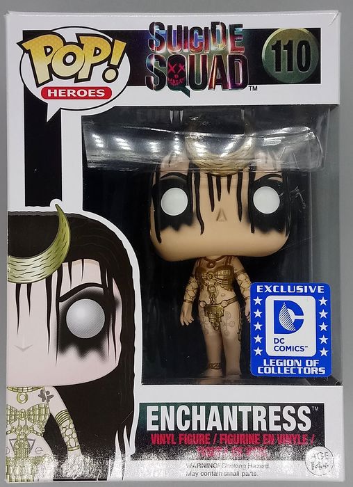 110 Enchantress Suicide Squad DC Legion of Collectors Damaged Box Funko POP Funko