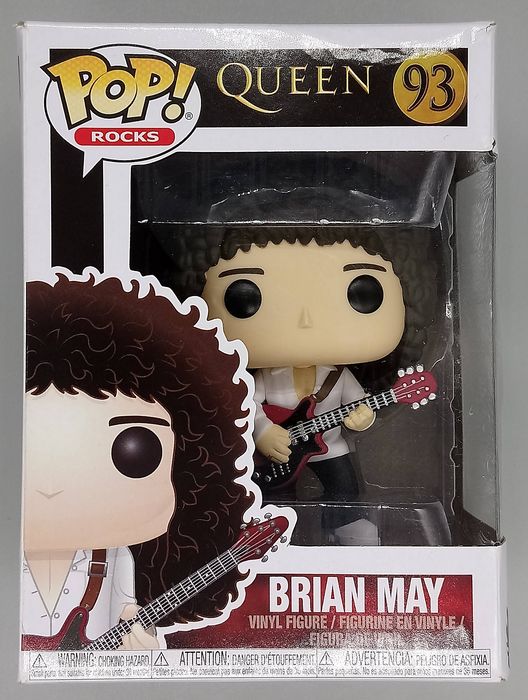 93 Brian May - Queen - Box Damaged Funko POP Funko