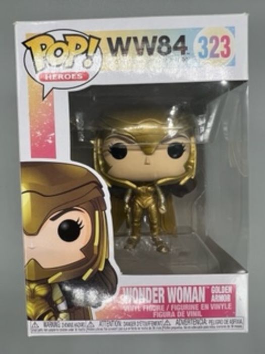 323 Wonder Woman (Golden Armor) - DC WW84 Funko POP - Box Damaged Funko