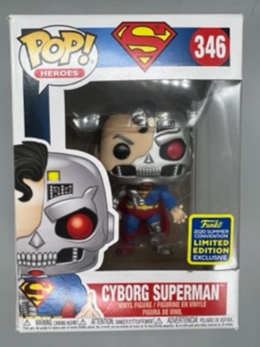 346 Cyborg Superman - DC - 2020 Con - Box Damaged Funko POP Funko