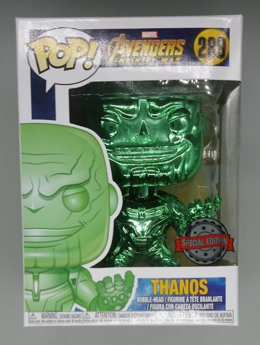 289 Thanos (Green) - Chrome - Marvel Avengers Infinity War Funko POP Funko