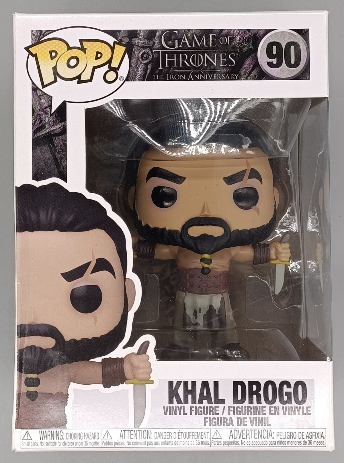 90 Khal Drogo (w/ Daggers) - Game of Thrones Funko POP - Box Damaged Funko