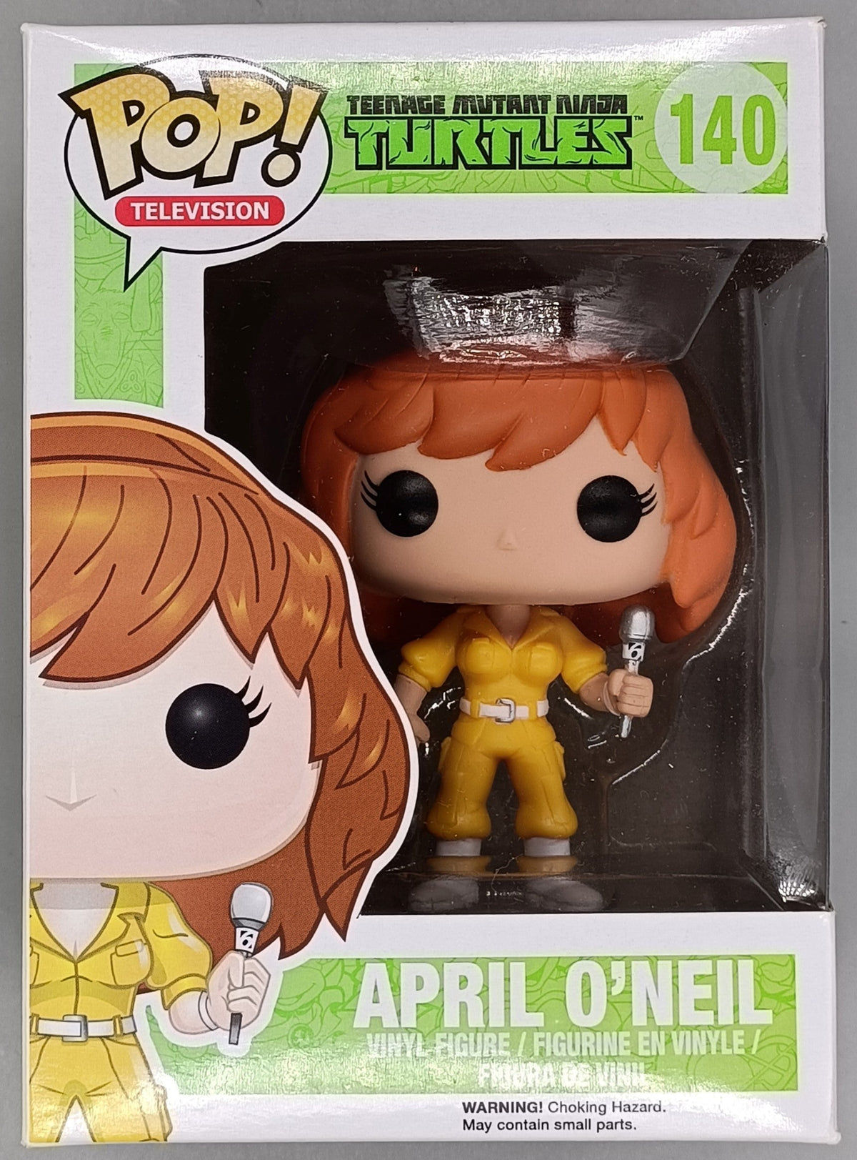 140 April O'Neil - Teenage Mutant Ninja Turtles TMNT Box Damaged Funko POP Funko