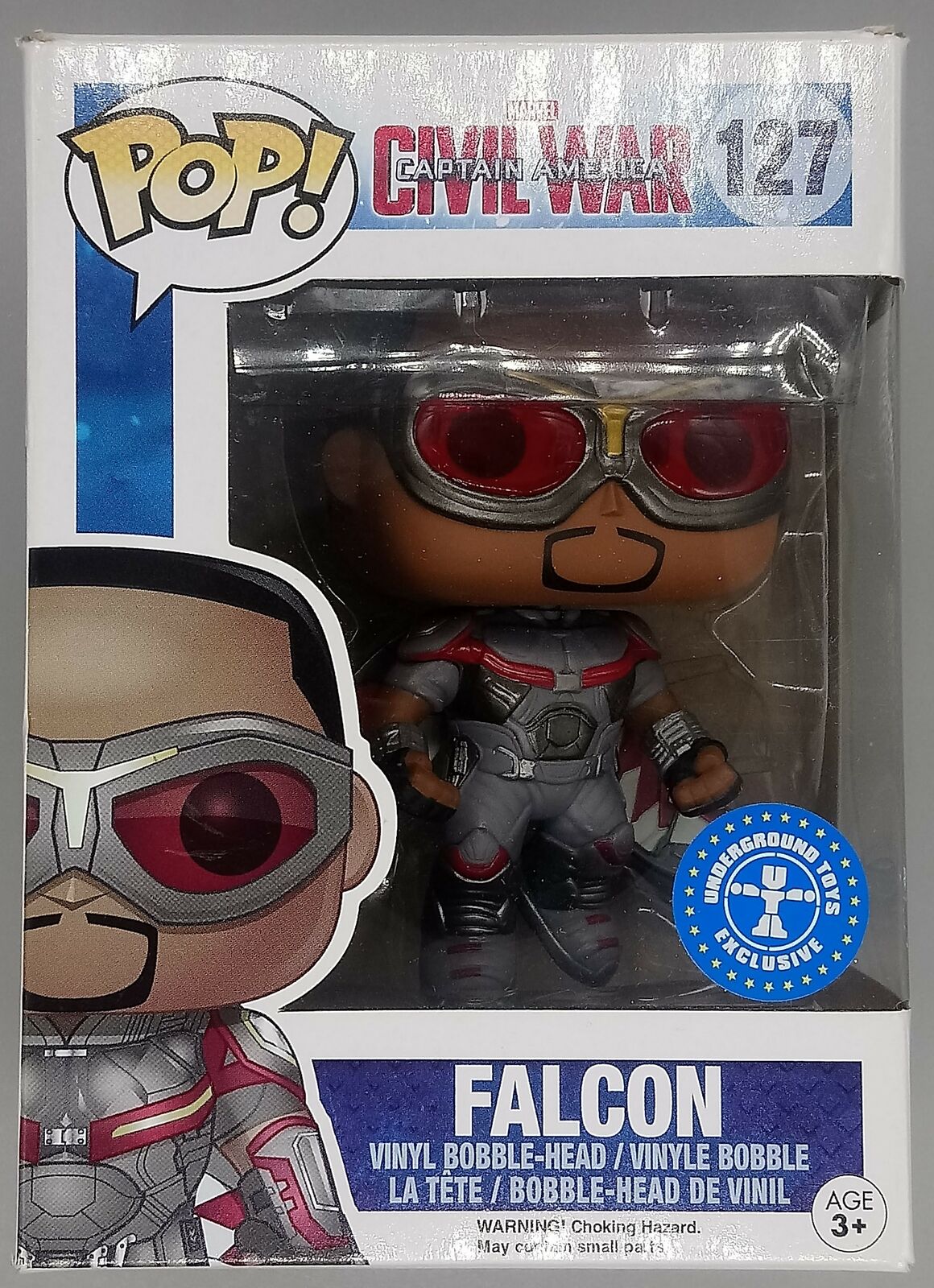 127 Falcon - Marvel Captain America Civil War Box Damaged Funko POP Funko