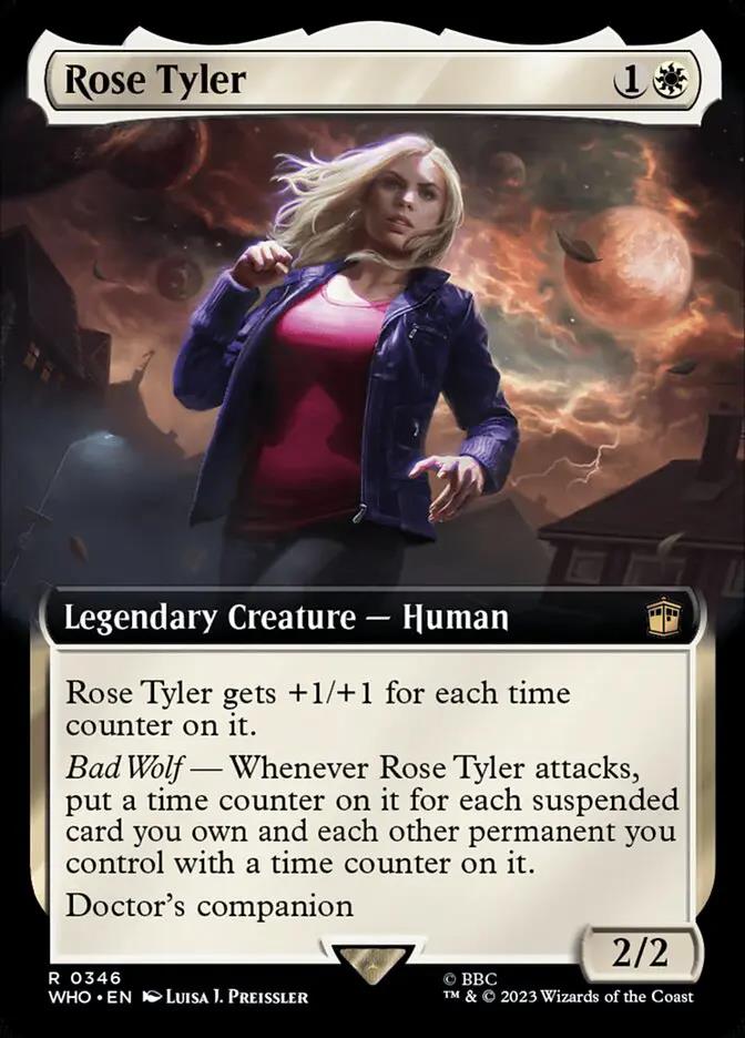346 - Rose Tyler - Doctor Who - Normal - Magic: The Gathering Card