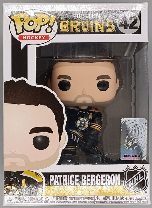 42 Patrice Bergeron - NHL Hockey Boston Bruins Funko POP