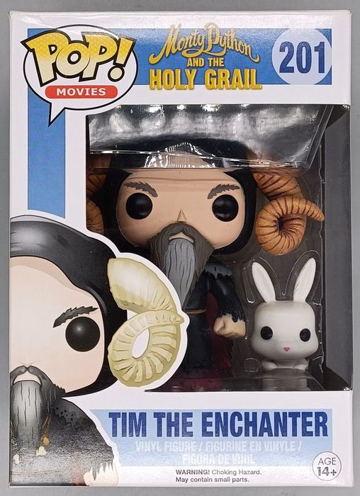 201 Tim the Enchanter (w/ Rabbit) Monty Python and the Holy Grail Box Damaged Funko POP Funko