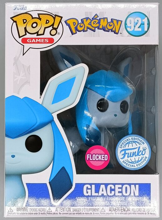 921 Glaceon Flocked - Pokemon Funko POP Funko
