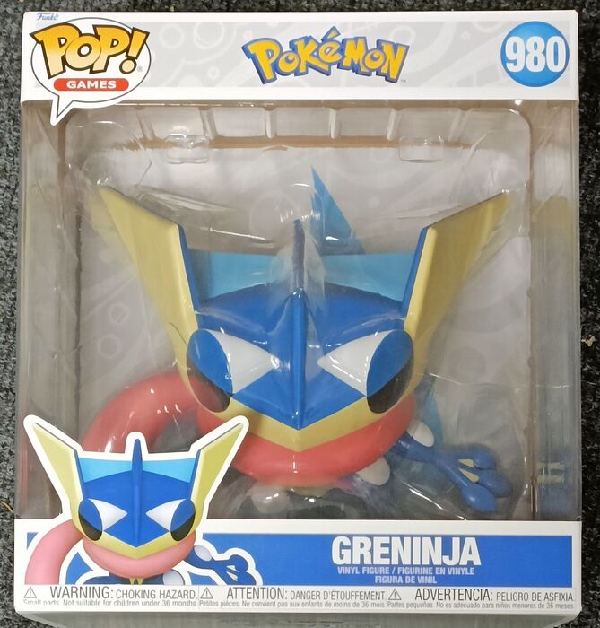 980 Greninja - 10 Inch - Pokemon Funko POP - Brand New Funko