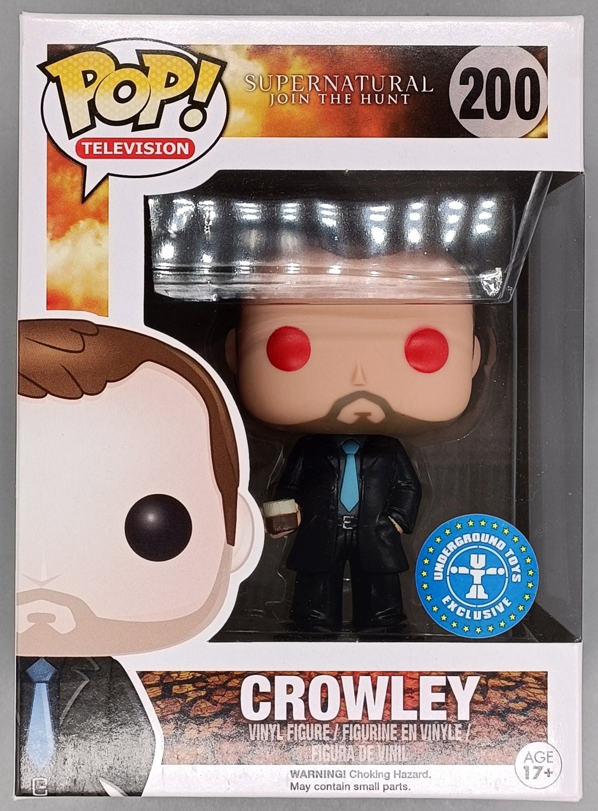 200 Crowley (Red Eyes) - Supernatural - Box Damaged Funko POP Funko