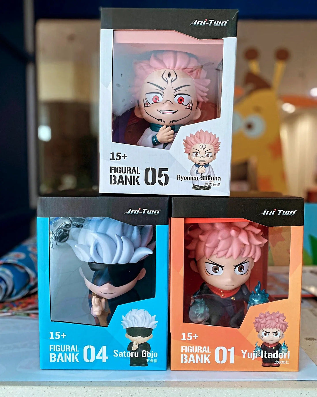 Unleash the Power of Jujutsu Kaisen with Official Figural Banks! 😍🎉
